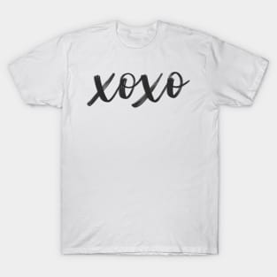 XOXO Aesthetic Black T-Shirt